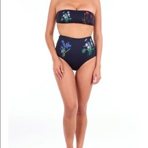 Stella McCartney Navy High Waisted Bikini Set